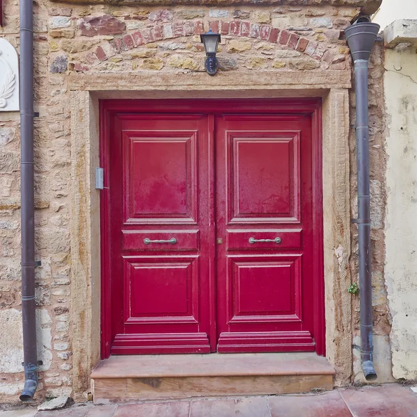 都市の家の入口、ギリシャ — ストック写真