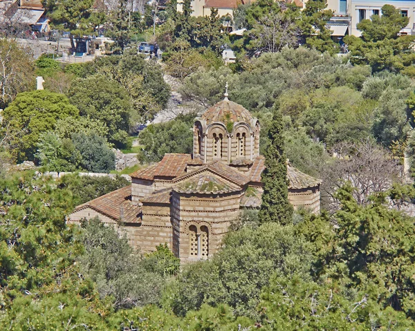 Santo Apóstolos igreja bizantina, Atenas Grécia — Fotografia de Stock