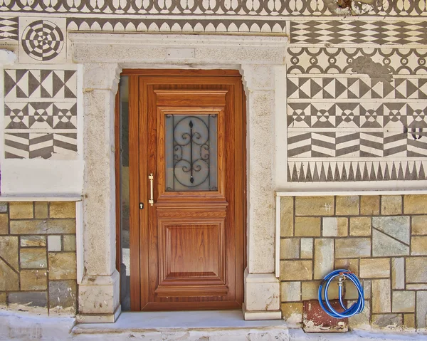 Casa entrada, ilha de Chios, Grécia — Fotografia de Stock