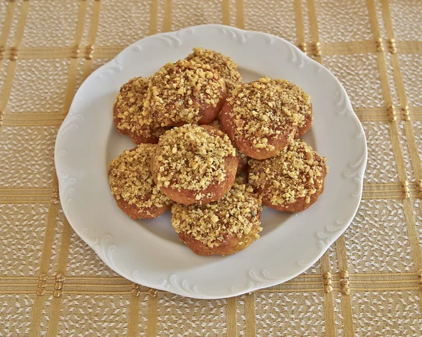 Melomacarona, biscotti di Natale greci gourmet — Foto Stock