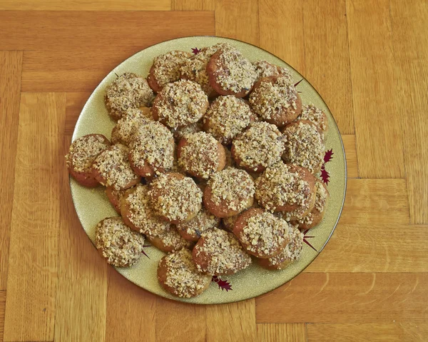 Melomacarona, biscotti di Natale greci gourmet — Foto Stock