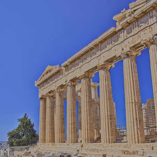 Древний искушение Парфенона, Афины Греция — стоковое фото