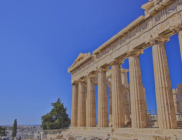 Parthenon ancient temple, Athens Greece — Stock Photo, Image