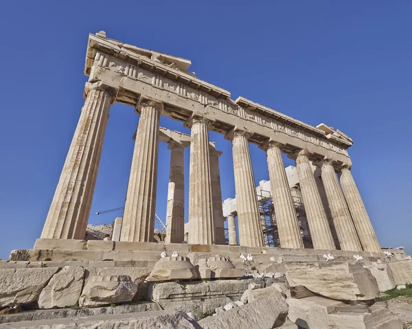 パルテノン神殿古代寺院、ギリシャ、アテネのアクロポリス — ストック写真