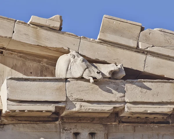 Szczegóły fronton Partenonu zachód — Φωτογραφία Αρχείου