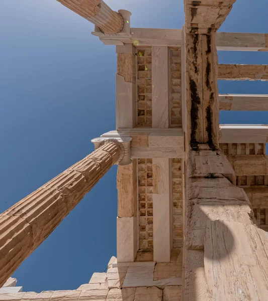 Athena Nike Αρχαίο Ελληνικό Ναό Ακρόπολη Αθηνών Ελλάδα — Φωτογραφία Αρχείου