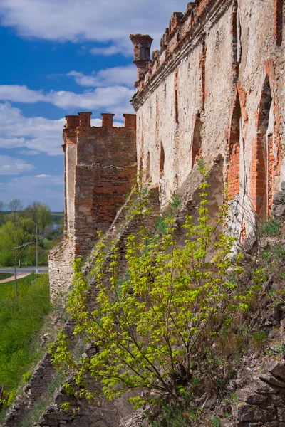 Parede do castelo Medzhybizh — Fotografia de Stock