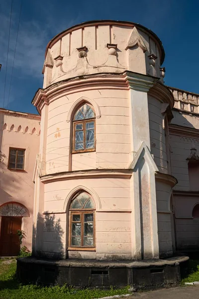 Чернятин Украина 2021 Детали Южного Фасада Польского Дворянского Дворца Игнатий — стоковое фото