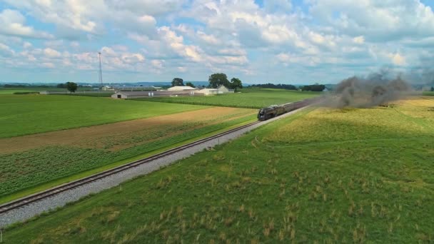 Ronks Pennsylvania Luglio 2021 Una Veduta Aerea Delle Terre Amish — Video Stock