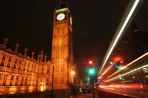 Big Ben 's nachts — Stockfoto