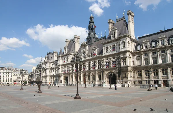 Paříž. Hotel de ville — Stock fotografie