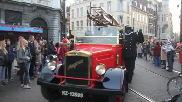 Santa Claus festival in Holland — Stock Video