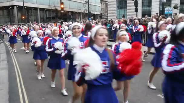 Défilé du Nouvel An à Londres, Royaume-Uni — Video