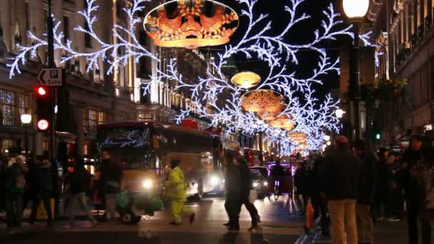 ロンドンのクリスマス — ストック動画