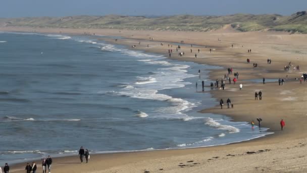 Costa da Holanda — Vídeo de Stock