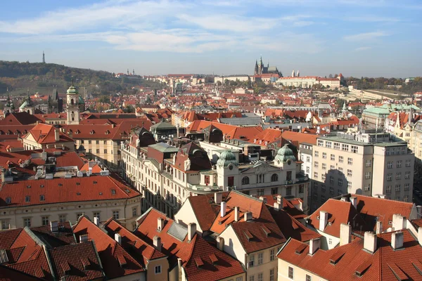 Utsikt över Prag — Stockfoto