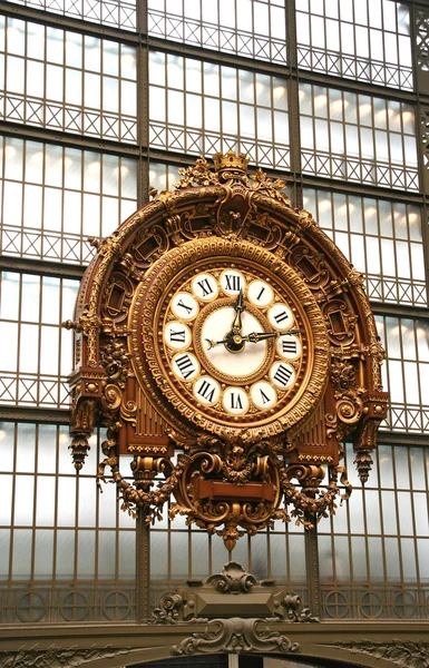 Kolejowa zegar — Zdjęcie stockowe