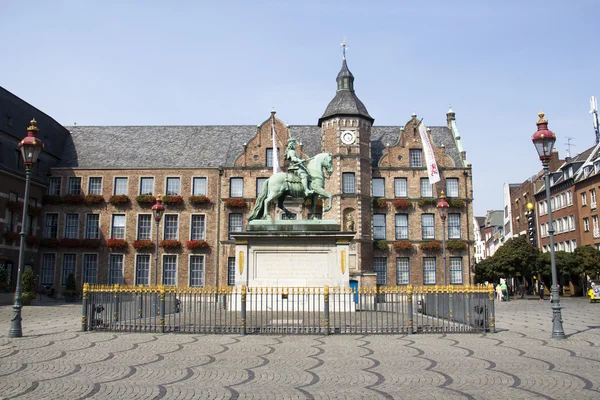 Marktplatz w Düsseldorf, Niemcy — Zdjęcie stockowe