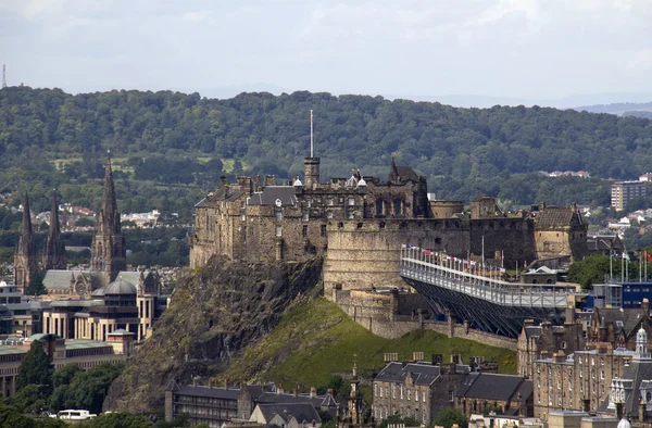Castelo de Edimburgo e tatuagem — Fotografia de Stock