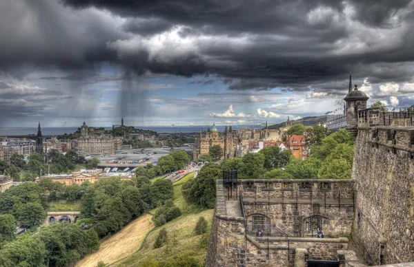 Pemandangan Puri Edinburgh — Stok Foto