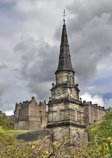 Wieża kościoła w Edynburgu — Zdjęcie stockowe