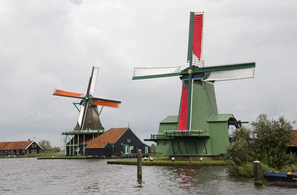 Windmills near Amsterdam — Stock Photo, Image