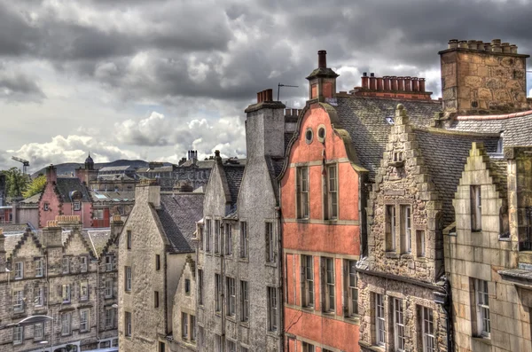 Dächer des alten edinburgh — Stockfoto