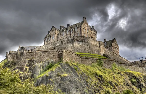 Единбурзький замок Ліцензійні Стокові Зображення
