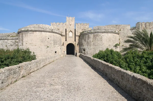 Rhodes kasteel — Stockfoto