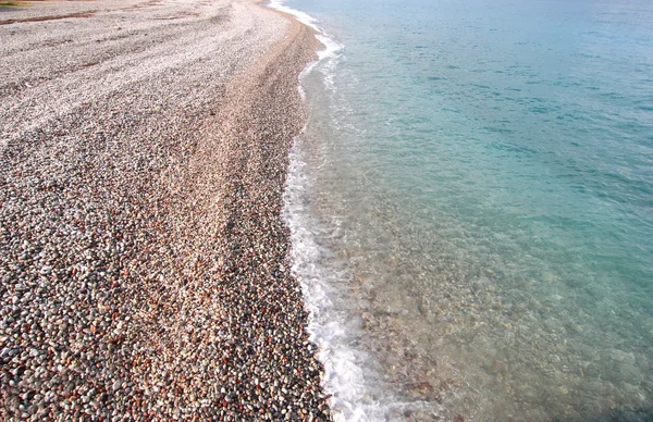 Praia de seixos — Fotografia de Stock