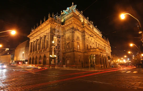 Praag nationale theater — Stockfoto