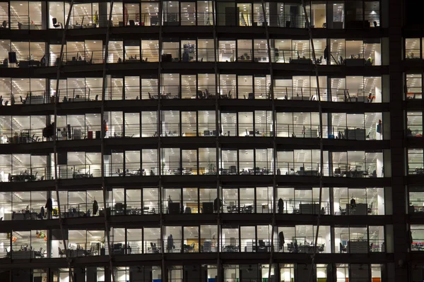 Office Building at Night — Stock Photo, Image