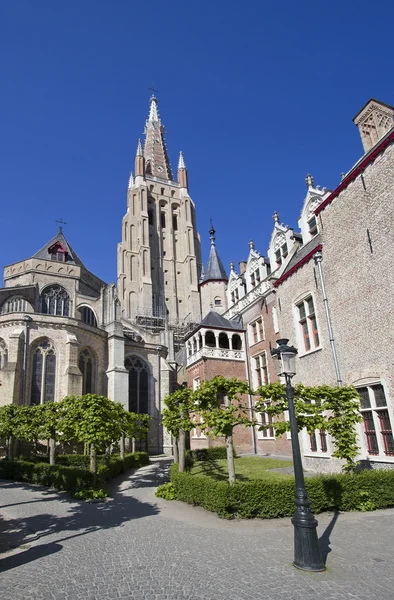 Churchtower of Bruges, Bélgica — Fotografia de Stock