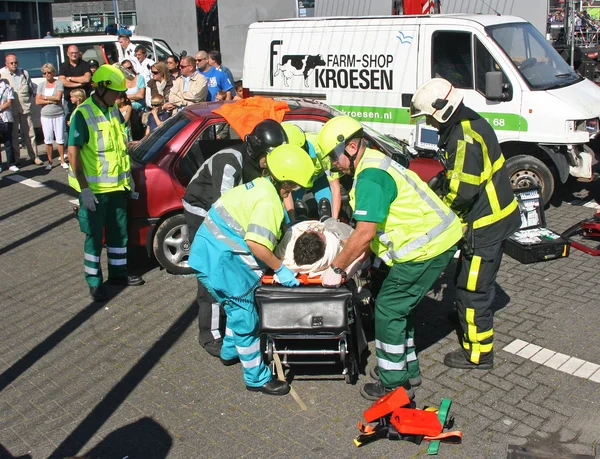 Auto-ongeluk — Stockfoto