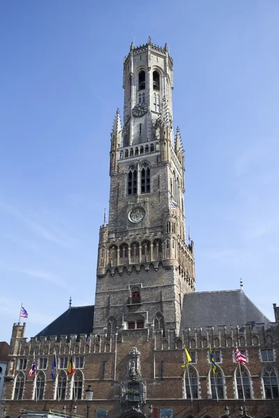 Brugge-belfort-toren — Stockfoto