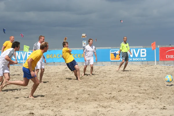 Futebol de praia — Fotografia de Stock