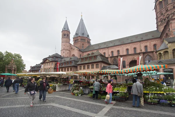 Plaza del Mercado de Mainz —  Fotos de Stock