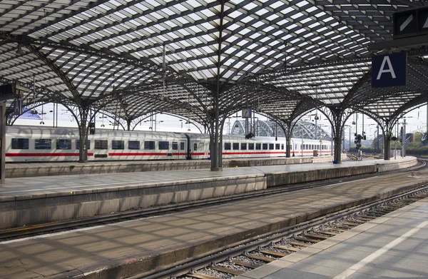 Estación de tren de Colonia, Alemania — Foto de Stock