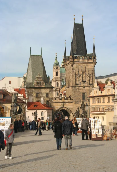 Ponte Carlo, Praga — Foto Stock