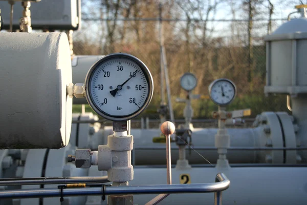 Gauges, tanks and tubes — Stock Photo, Image