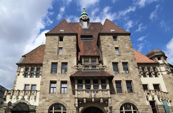 Facade Historical Library Bremen Germany — Stock Photo, Image