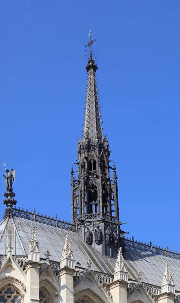 Вежа Церкви Сен Шапель Парижі Франція — стокове фото