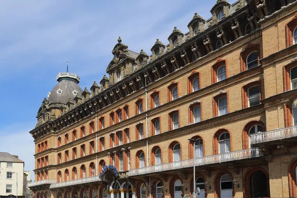 Fasad Grand Hotel Scarborough Storbritannien — Stockfoto