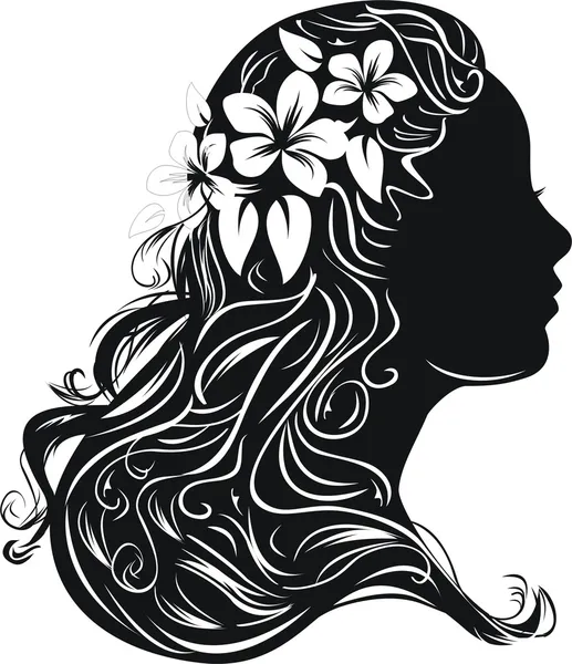 Hermosa mujer — Vector de stock