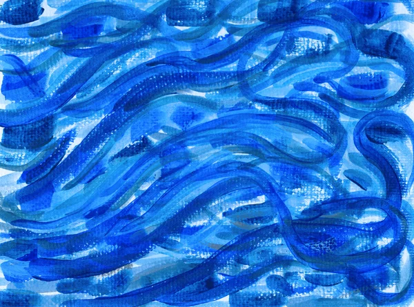 Abstract painting blue background — Stock Photo, Image