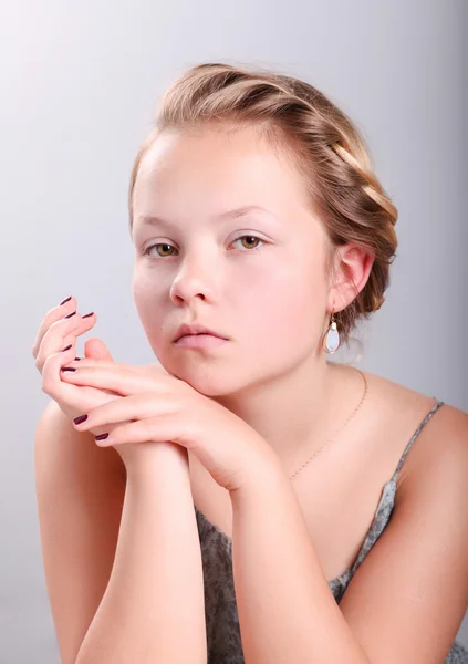 Menina bonita retrato — Fotografia de Stock