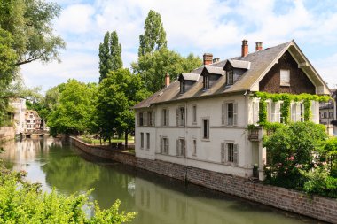 canal Petite france bölge, strasbourg, Fransa