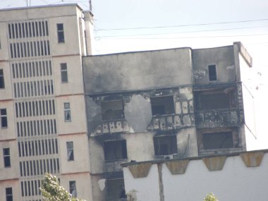 Harkov Saltovka şehrinin Ukrayna bölgesi, savaşın ilk günlerinden itibaren Rusya ile yapılan bombardıman sonrasında zarar gördü.