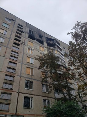 Harkov Saltovka şehrinin Ukrayna bölgesi, savaşın ilk günlerinden itibaren Rusya ile yapılan bombardıman sonrasında zarar gördü.