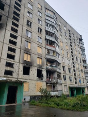 Harkov Saltovka şehrinin Ukrayna bölgesi, savaşın ilk günlerinden itibaren Rusya ile yapılan bombardıman sonrasında zarar gördü.